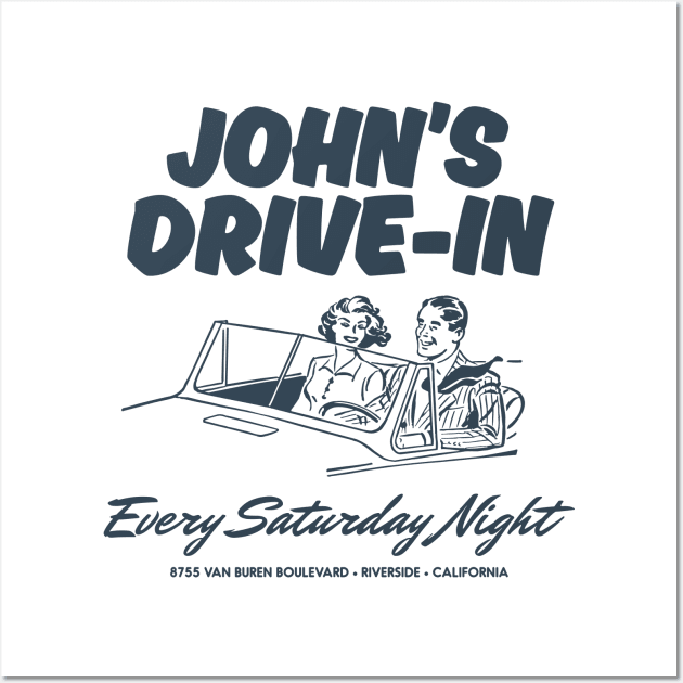 John's Drive In Wall Art by Good Time Retro